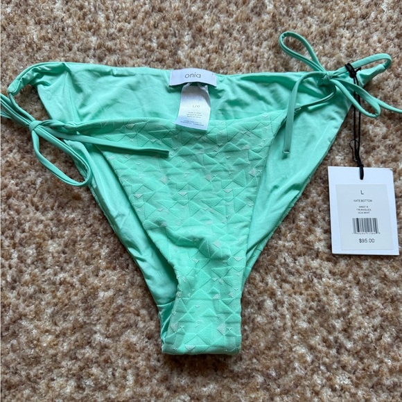 Onia Mint Bikini Bottom Size large - Picture 1 of 4